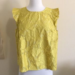 Who What Wear Flower Blouse